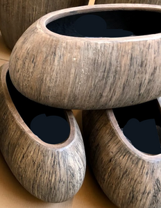 Vase aus Harz  Barca "L"