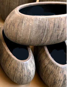 Vase aus Harz Barca "S"