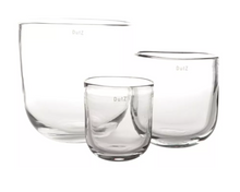 Laden Sie das Bild in den Galerie-Viewer, Blumenvase Oval Klarglas