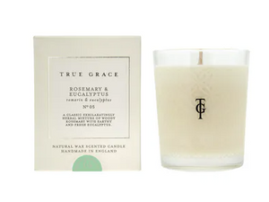 True Grace Rosmarin und Eukalyptus Duftkerze 190 grs