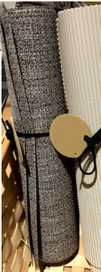 MRT Tischset Vinyl gewoben Screen Grau/Beige
