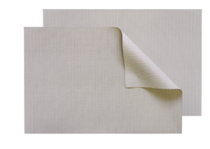 MRT Tischset Vinyl gewoben Screen Beige