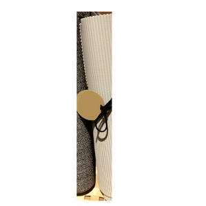 MRT Tischset Vinyl gewoben Screen Beige