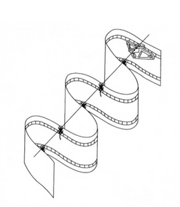 MRT_ Gleiter am Strang alle 8 cm für Welle Vorhang