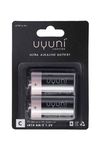 UYUNI Lighting 1,5V C Batterie, 2 Pack