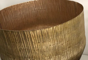 Metalltopf Gold