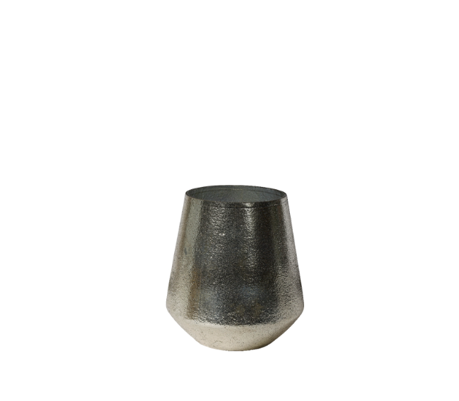 Topf Silber Glas