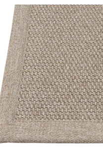 GB Teppich Nature 4506 Blanco mit RUSTIC Rand 1x1.35 mts