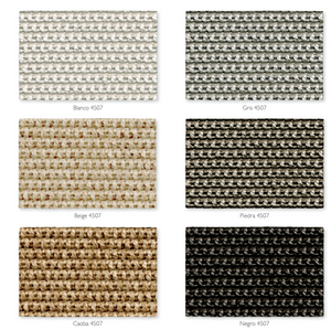 GB Teppich Nature 4506 Blanco mit RUSTIC Rand 1x1.35 mts