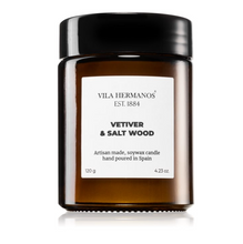 Laden Sie das Bild in den Galerie-Viewer, APOTHECARY Duftkerze Vetiver &amp; Salt Wood